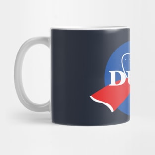 Dude space agency parody Mug